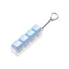 Bag Charms Keyboard Fidget Keychain 4 Keys Button Fidget Clicker Toy Keycap Keychain  Gifts