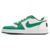 Court Borough Leather Casual Comfortable Non-Slip Durable Low-Top Kids Skate Shoes Kids Sneaker White Green FN3689-131