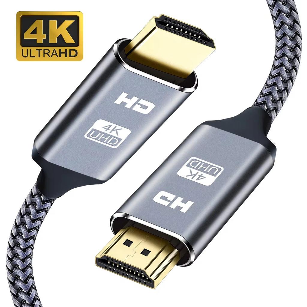 Кабель SUNROZ SUNROZ 3м 4К HDMI - HDMI (M/M) HDR 3D High Speed Aluminum Neylon cord (A48748)