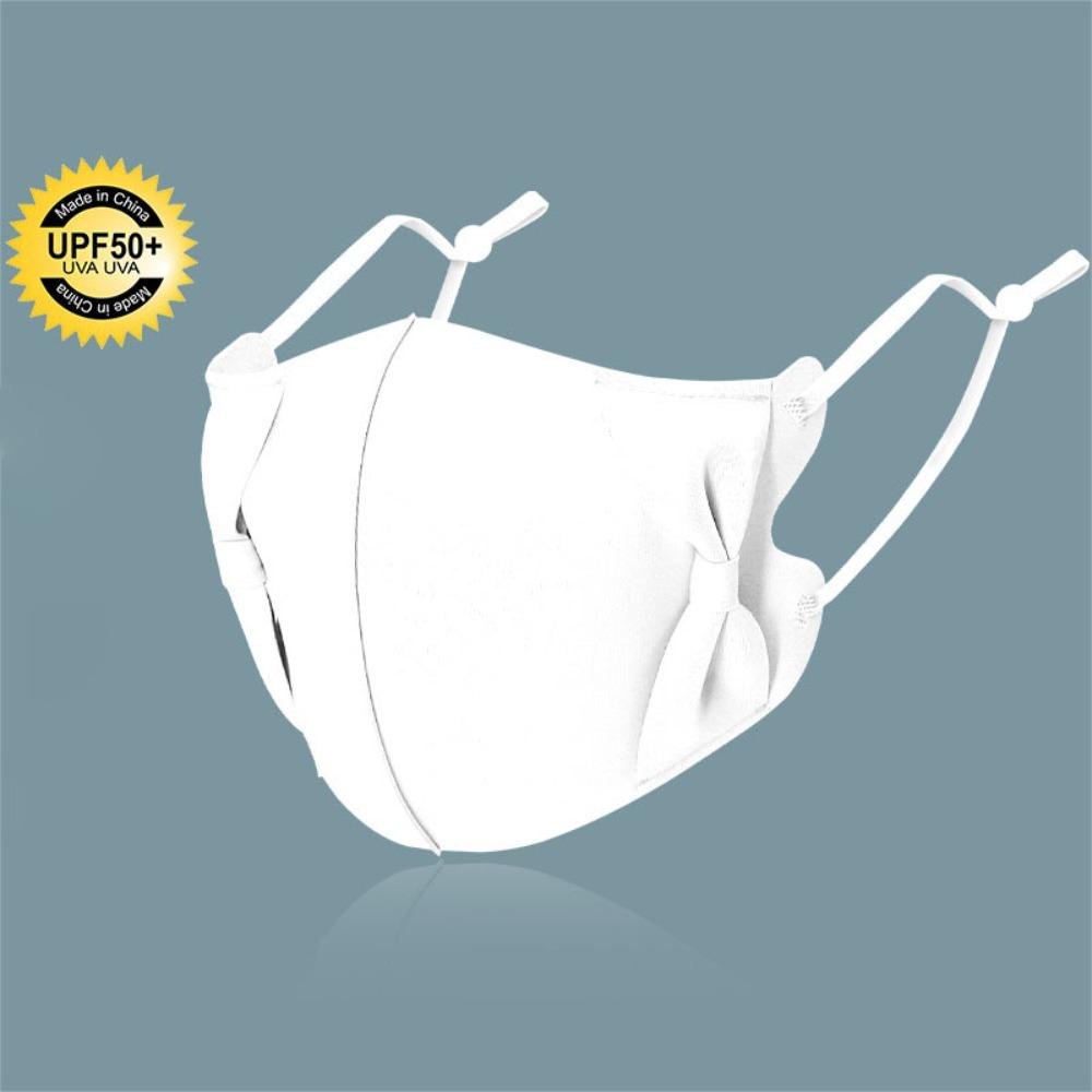 Солнцезащитная маска с защитой от УФ-лучей Дышащая маска для лица для езды Модная маска из ледяного шелка Четыре сезона