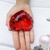 Прозрачная акриловая игрушка-камень в форме сердца для детей