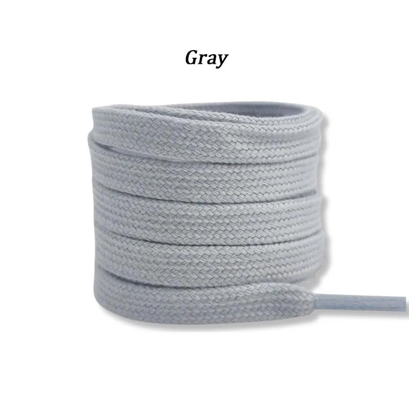 Новые плоские хлопковые шнурки для кроссовок AF1 AJ1 Шнурки для высоких парусиновых повседневных ботинок Без эластичности Шнурки Мужские Женские