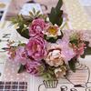 DIY Party Decoration Vintage Silk Artificial Flowers Small Rose Wedding Fake Flowers Festival Supplies Home Decor Bouquet