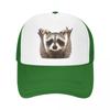 Модная бейсболка с изображением енота WoUnisex Унисекс Дышащая шляпа дальнобойщика Производительность Snapback Шляпы Летние кепки