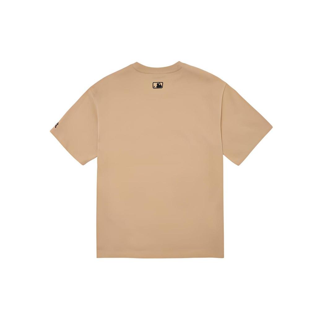 MLB Frowning Bear Collection T Shirt Unisex Beige 3ATSC1023-50BGD