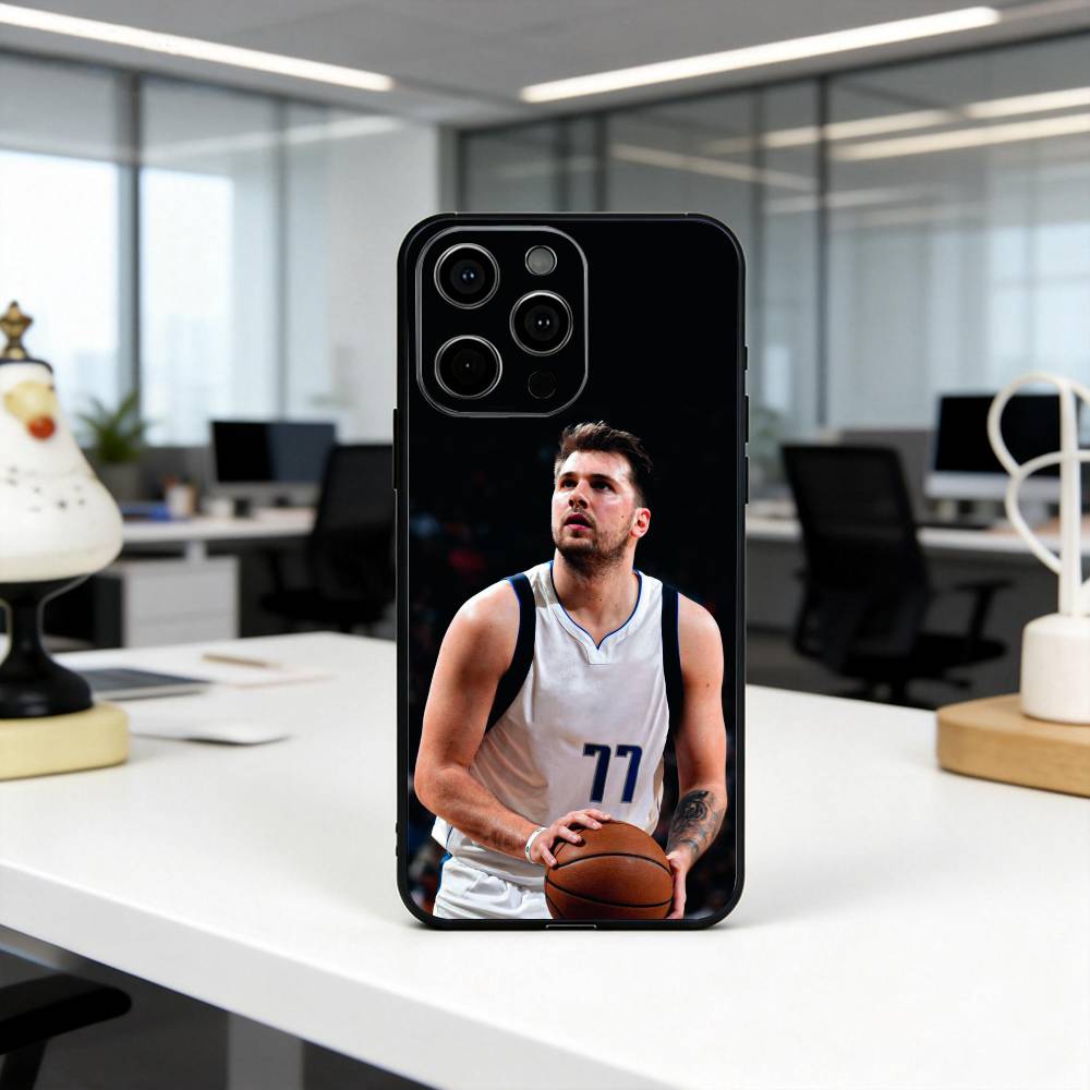 БАСКЕТБОЛ L-Лука D-Дончич LD Чехол для телефона для iPhone 17, 16,15,14,13,12,11 Plus,Pro Max, Другие Мягкий Черный Чехол