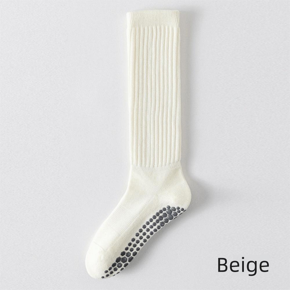 Solid Color Pilates Socks Cotton Dot Non-slip Socks Breathable Ankle Socks Women