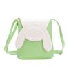 Childrens Bunny Shoulder Bag With Breathable Pu Material For Daily Use