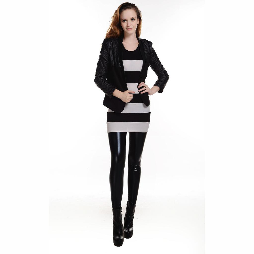 Сексуальные женские узкие брюки из искусственной кожи серебристого, золотого и металлического цвета с яркими пайетками, блестящие леггинсы для фитнеса