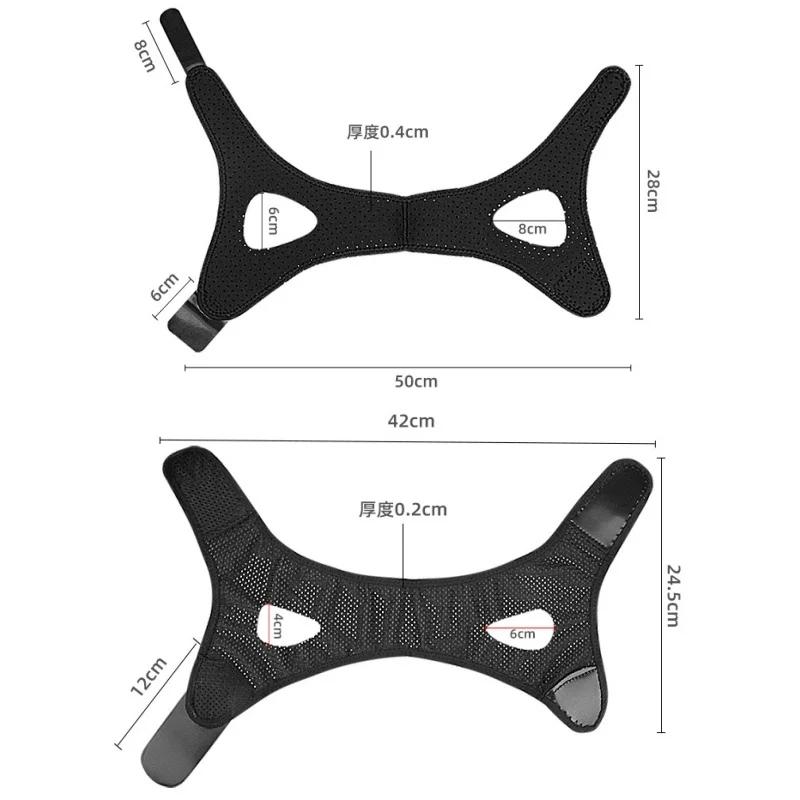 1PcAnti Snore Belt Stop Snoring Chin Strap Woman Man Night Sleeping Support Aid Tools Snoring Protection Jaw Bandage Health Care