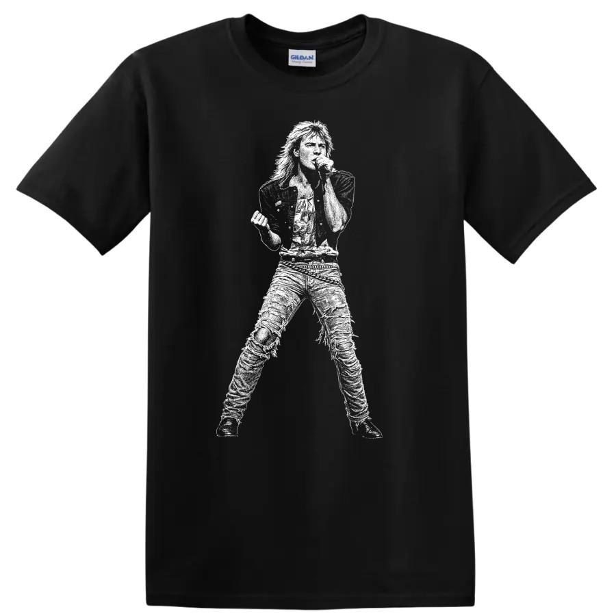 Футболка Joe Elliott Rock Legends Силуэт Музыкальный Фан-Трейбюит Футболка
