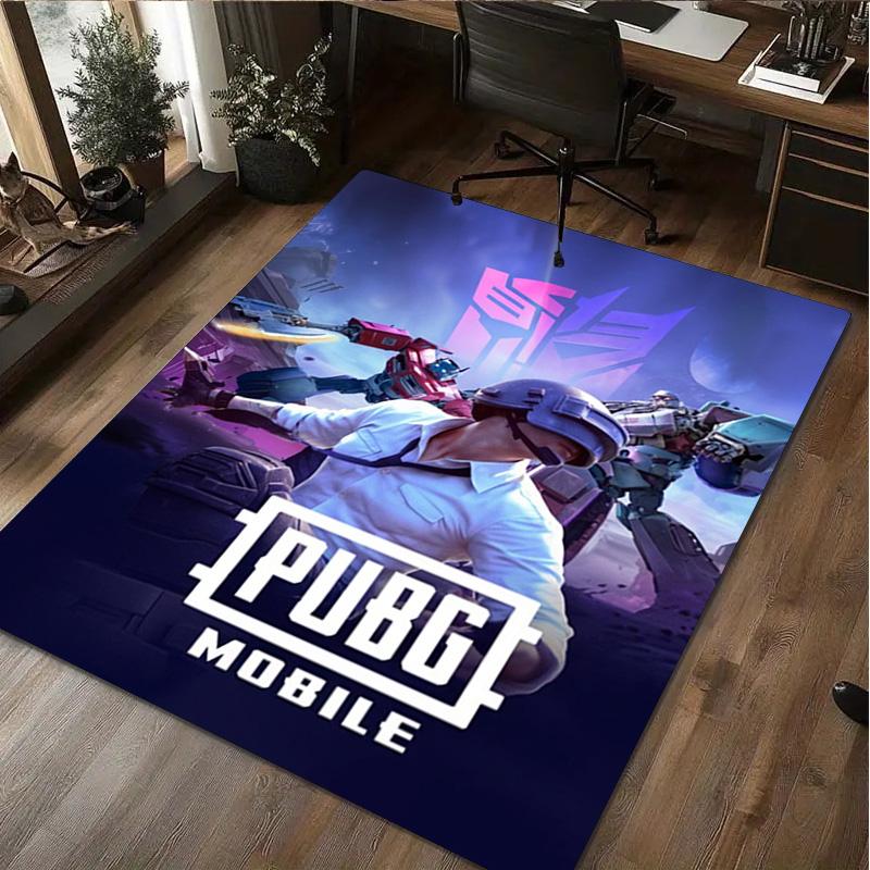 1Pc PUBG Print Rug - home decoration Carpet For Living Room Bedroom Flooring Computer Chair Area Rug