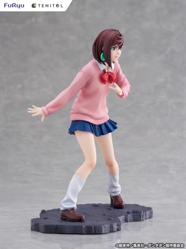 Furyu Dandadan TENITOL Момо, примерно 185 мм в высоту, без масштаба, предварительно окрашенная фигурка из ATBC-ПВХ (AMU-TNL0117)