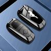 Ford Чехол для ключа автомобиля Mustang Совместим с умным ключом автомобиля Mustang Сплав цинка Кожа 360° Всесторонняя защита Брелок Mustang