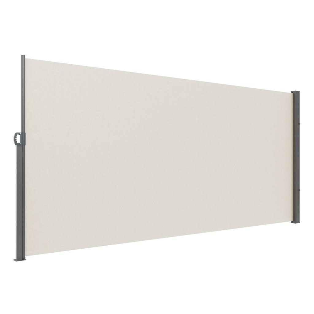VEVOR Retractable Side Awning, 71''x 118'' Outdoor Privacy Screen, 180g Polyester Water-proof Retractable Patio Screen