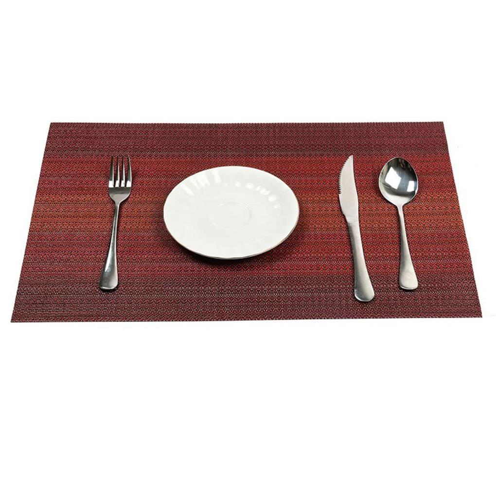 6X Обеденный коврик Подставка под чашку Настольная салфетка Элегантный ple Многоцелевой Исполнение Декор Домашний Дом Декоративный
