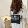 Trendy 2024 Summer Women's Fashionable Casual Backpack Stylish Pu Material Backpack