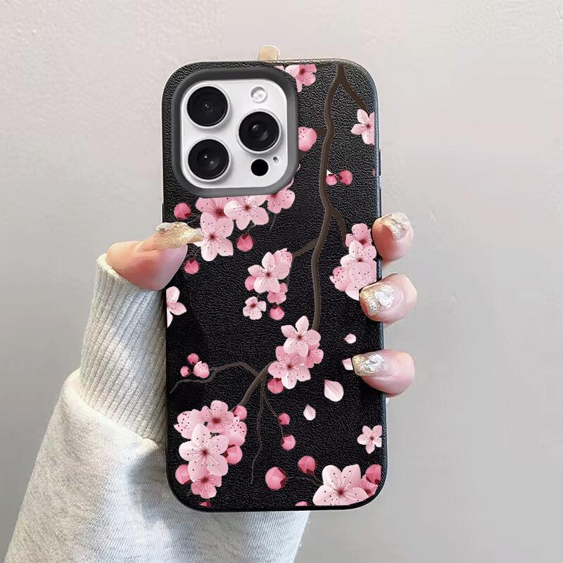 Чехол для RENO 15 15F 11F 12F 14 PRO 10 5 Lite 5F OPPO A3 A5 A6 PRO A2 A3X A5X A40 A94 Мягкий розово-фиолетовый Цветочный матовый чехол