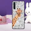 Cute Cartoon Giraffe Case For Oppo A18 A38 A78 A98 A58 A60 A80 A40 A96 A76 A16 A94 A74 A54 A15 A17 A57 A77 A5 Pro