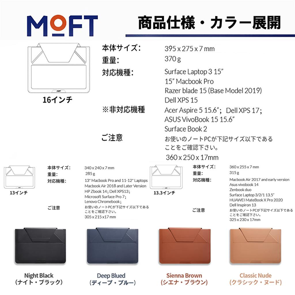 MOFT Laptop Laptop Compatible with MacBook Smoked Turquoise Case, Water-Repellent, Waterproof, Multifunctional, Stand, Air/MacBook Pro/iPad/Laptop,