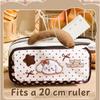 Large Capacity Pencil Case Handheld Design Storage Bag Stationery Pouch  School Use
