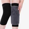 Women Men Cold Leg Arthritis Kneepad Sports Cycling Skiiing Leg Protector 1 Pair Winter Warm Knee Pads Rabbit Fur Leg Warmers