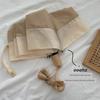 Ooahz Xiaomin Style | Soft Glutinous Cream Apricot Umbrella Pure Solid Wood Handle Japanese Style Foldable Umbrella Small Portable