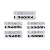3D ABS Car Body Side Emblem Rear Trunk Badge Decal for Lexus LS350 LS400 LS460L Exterior Decoration