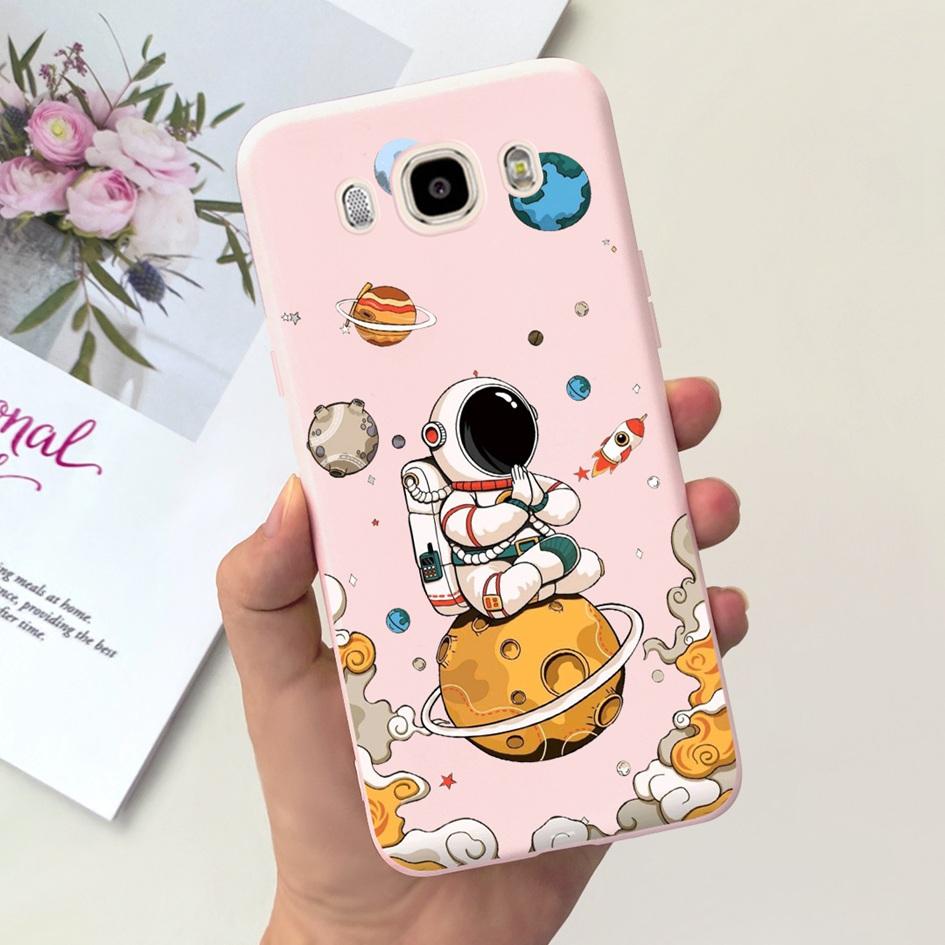 For Samsung Galaxy J7 J5 J3 2016 Case SM-J320F J510F J710F Phone Cover Cute Astronaut Silicone Bumper For Samsung J2 2016 Fundas