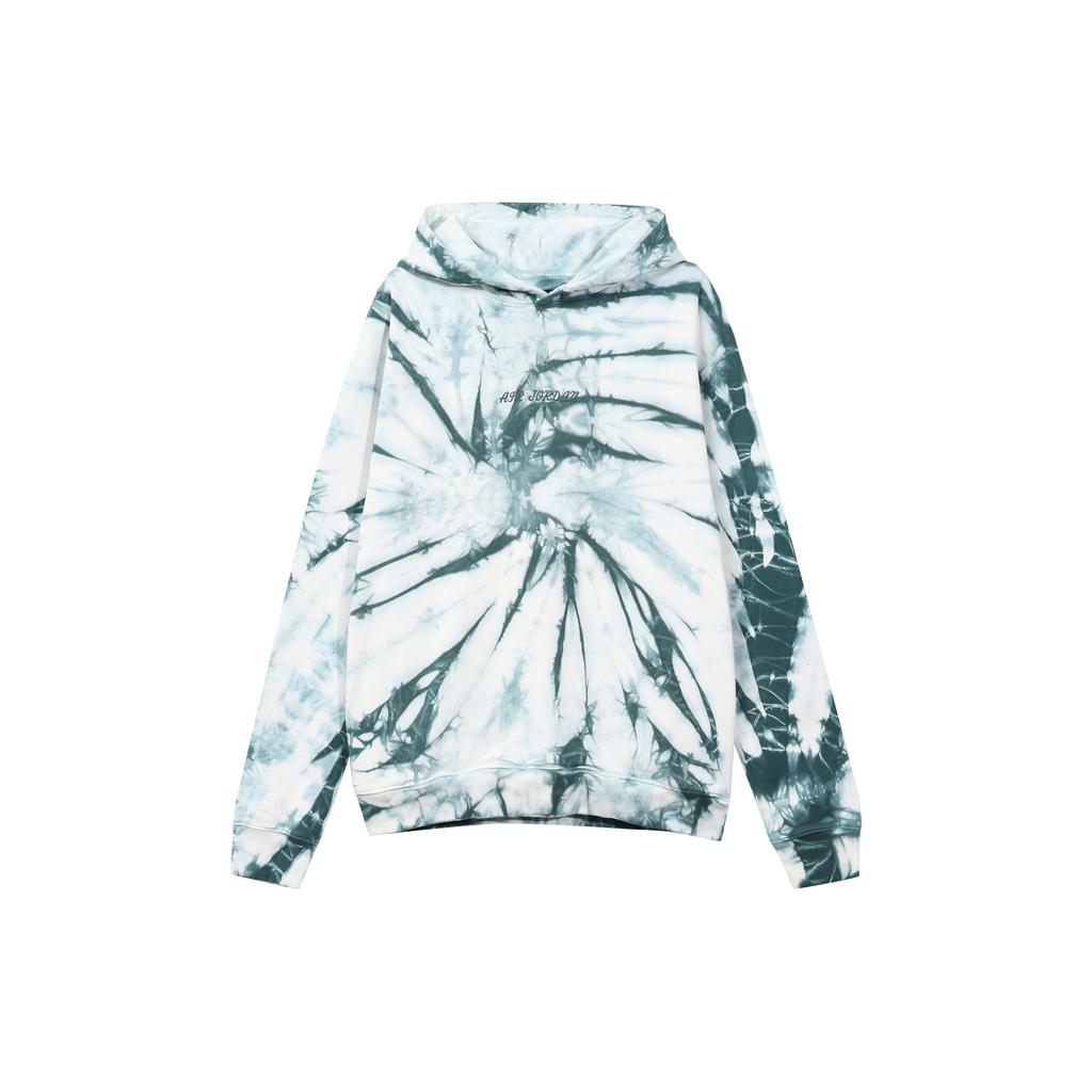 Air Jordan Tie-Dye Sport Hoodie With Large Back Logo Men Tops Green DR2647-133
