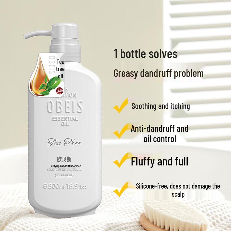 Шампунь Obeis с эфирным маслом против перхоти