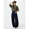 Uniqlo Японская хлопково-льняная рубашка