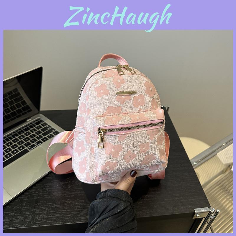 Fashionable Soft Pu Backpack For Women With Unique Street Style In Black Khaki Pink