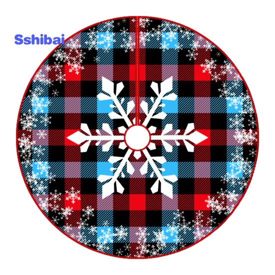Юбка «Рождественская елка», яркий цвет, простая установка, снежинка, принт лося, круглый большой коврик для рождественской елки, декор