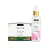 Смесь для сияния Kapiva Skin Foods Glow Mix 108 г и розовая вода 200 мл | Для сияющей кожи изнутри и снаружи