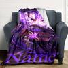 Customiz Name Personality Genshin Impact Balzebub Blanket Soft &Warm Sofa Office Bed Travel Lunch Break Blanket, Gift Suitable All Seasons