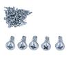 50PCS Round Head Drill Screw Set Carbon Steel Galvanized Self Drilling Screws 4.2x13mm Cross