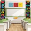 Welcome Back To School Banner Decoration First Day of School Backdrop Door Sign for School Classroom Decorations