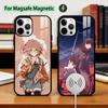 Чехол для телефона Аниме За гранью Для iPhone17,16,15,14,13,12,11 Plus,Pro Магнитный Для Magsafe Беспроводная зарядка
