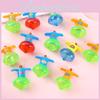Plastic Spinning Top Toy For Kids With Colorful Ejector Features Suitable For Children And School Play