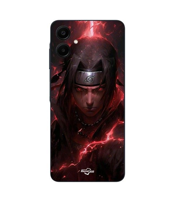 Coque de téléphone - Maniacase - Samsung Galaxy A06 - Silicone - Souple - Itachi Uchiwa anime