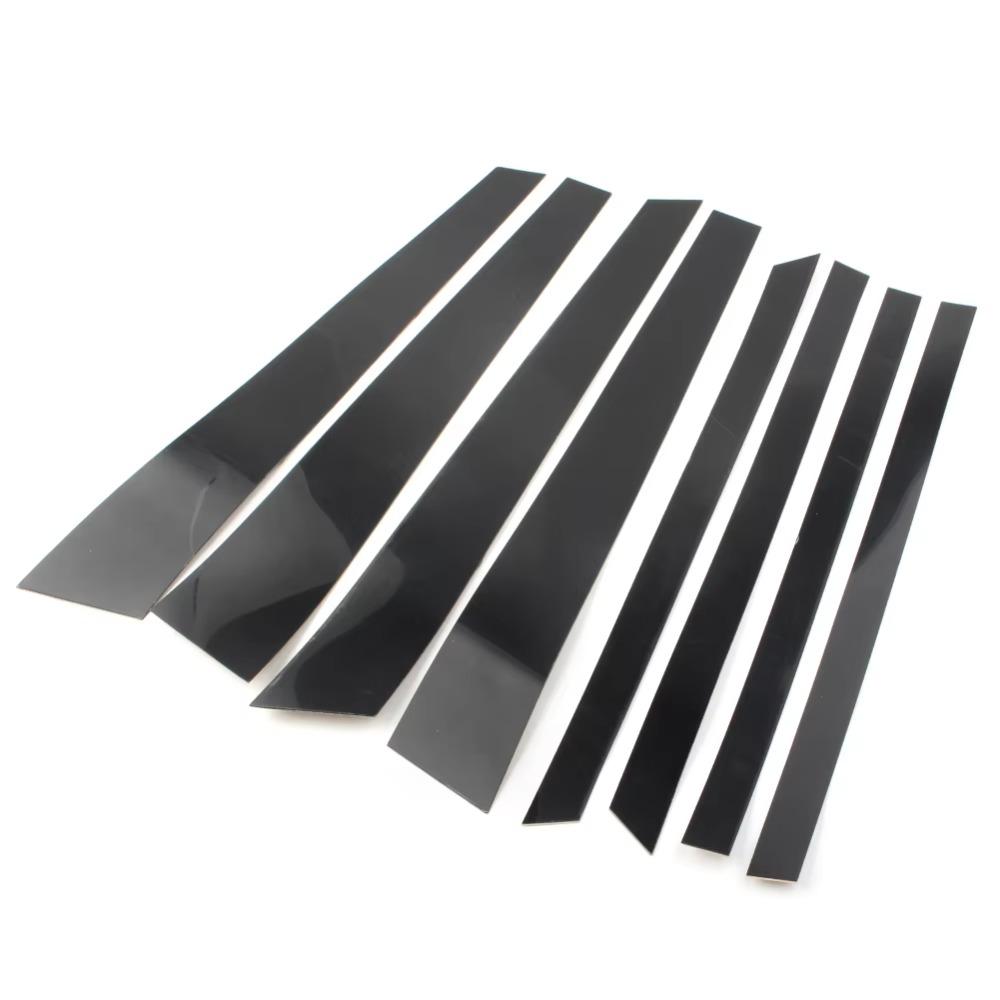 For BMW X5 E70 2007-2013 Car Door Window Trim Pillar Posts Black Cover Panel Decoration 2007 2008 2009 2010 2011 2012 2013 8pcs