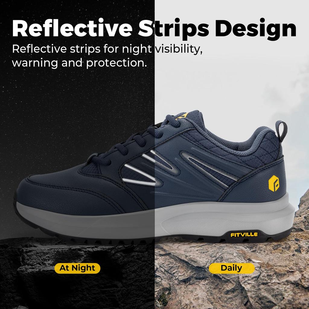 Обувь для скалолазания Trekking 2E Hiking Mountain Climbing Shoes [FitVille] Обувь, Обувь, Мужская, Широкая, 4E, Водонепроницаемая, Обувь, Кемпинг, Противоскользящая, Легкая,