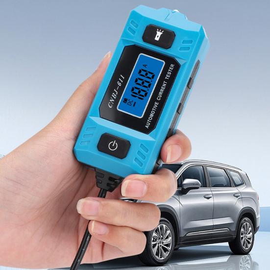 Автомобильный тестер цепи 23А 12В Трассоискатель проводов с ЖК-дисплеем Тестер тока реле автомобиля Высокоточный тестер предохранителей