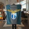 1PC Lazio Print Flannel Blanket, High quality Comfortable for All Seasons, Home Decor, Warmth and Comfort, Perfect for Christmas Gifts