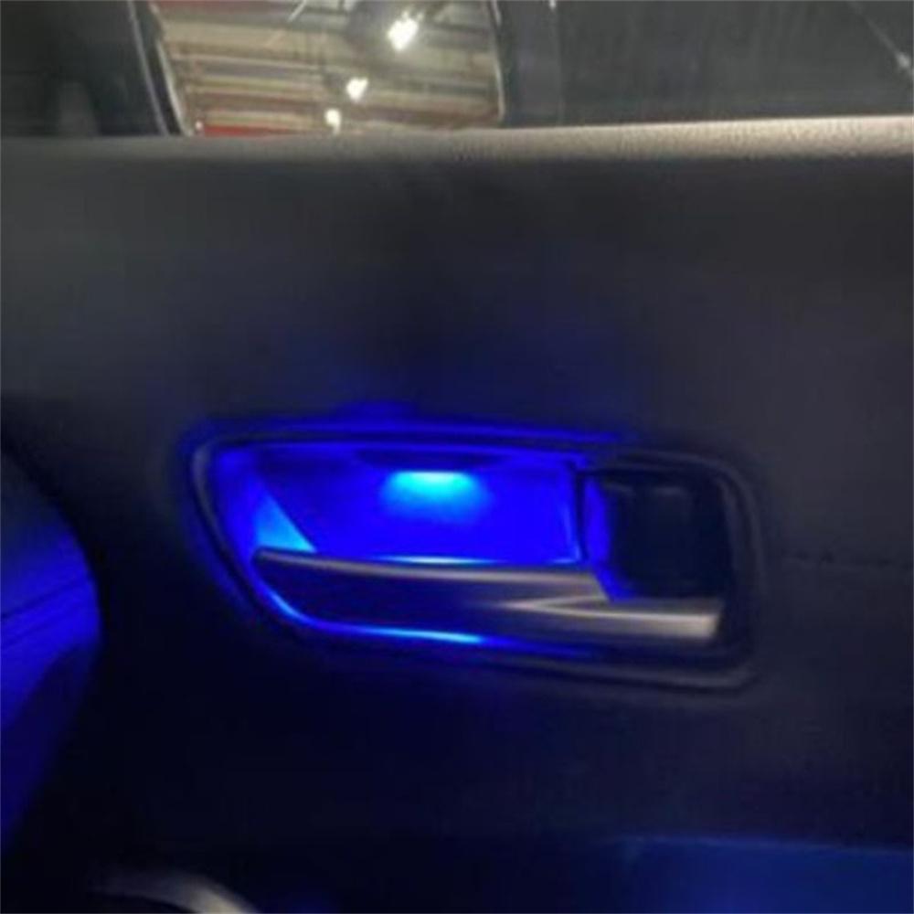 Накладка ручки внутренней двери со светодиодной подсветкой синего цвета для Toyota Corolla E210 12-го поколения 2020 2021