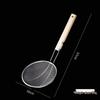 Stainless Steel Deep Fry Skimmer with Wooden Handle