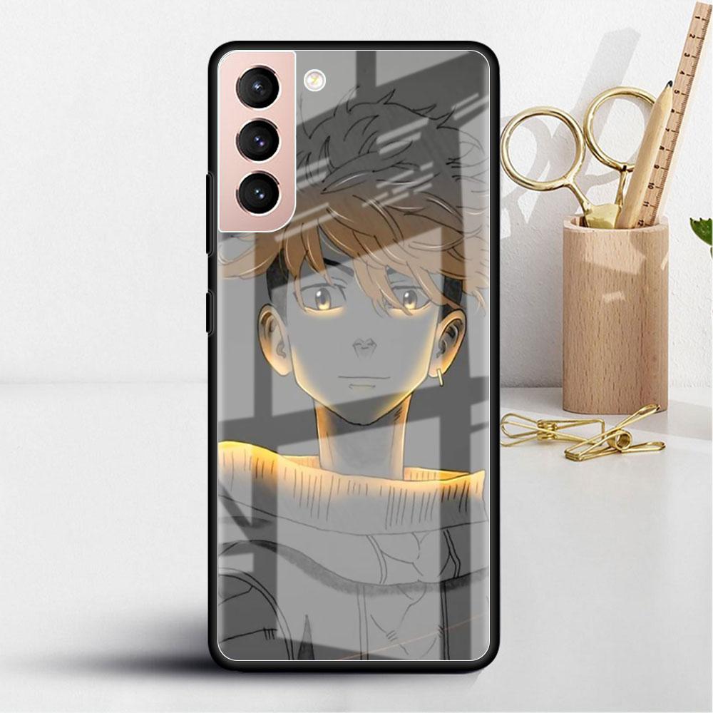 Tokyo Revengers стеклянный чехол для Samsung Galaxy S22 S20 FE S21 Plus чехол для телефона S10 5G S9 Note 20 Ultra 10 Lite Shell