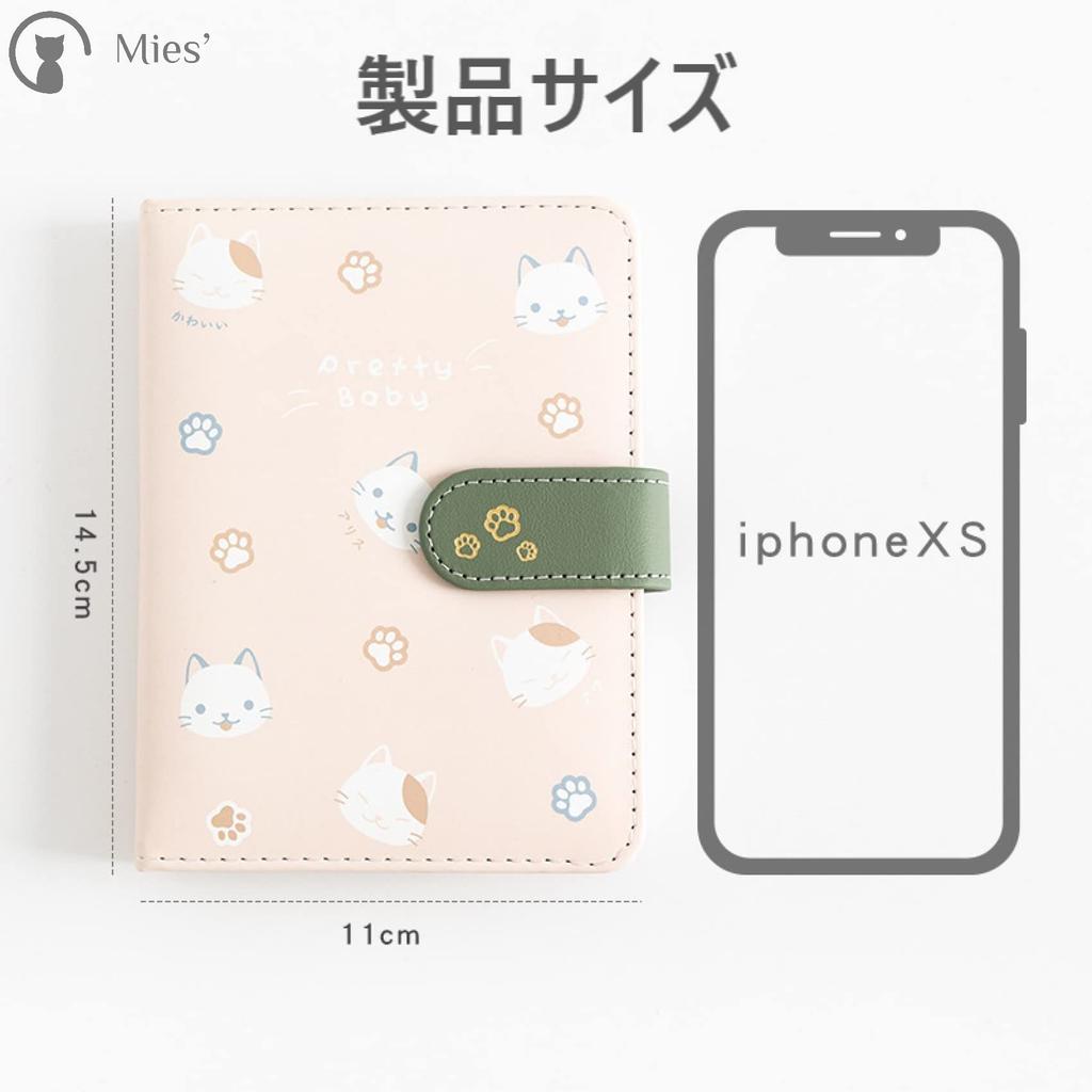 Cute Cat Design Notebook Cute Cat PU Leather Magnet Buckle Notebook Student Diary Notebook 64K Cat Cover Writing Utensils Pencil Stationery Girl New