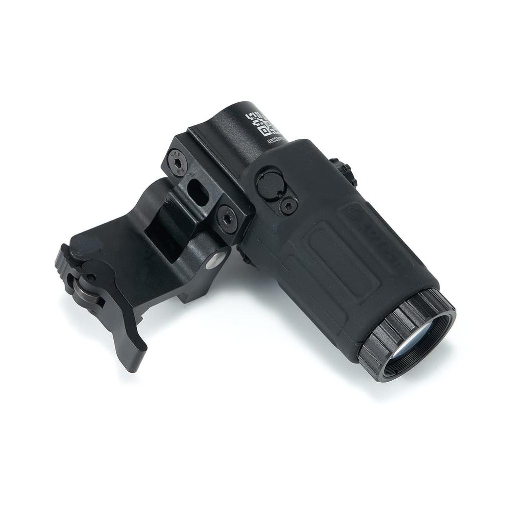 Увеличитель типа EO G33, 3D гравировка, реплика, черный, крепление EXPS STS, 3,25-кратный бустерный прицел-увеличитель (черный)